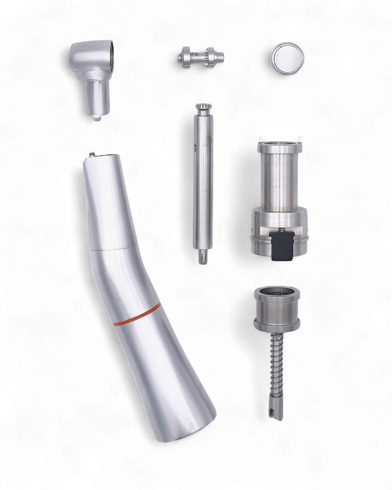 Geöffnetes Dental-Winkelstück als Produktabbildung